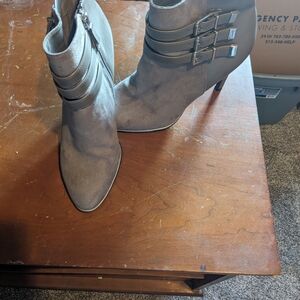 Stylish Gray Ankle Boots